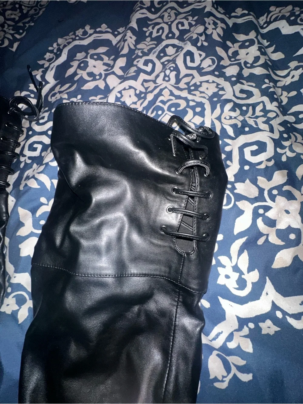 Aldo Black Over-the-Knee Stiletto Boots